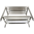 Professional Stainless Steel Work Table with Undershelf & 5cm Upstand 1800x600x950mm | CaterEq CESWT60180B