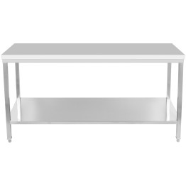 Professional Work Table Stainless Steel Undershelf 2000x600x900mm | CaterEq CESWT60200 Professional Work Table Stainless Steel Undershelf 2000x600x900mm | CaterEq CESWT60200
