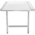 Unloading table Left side 600x650x850mm No bottom shelf No splashback Stainless steel - CESWT6065R