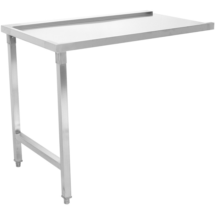 Unloading table Left side 600x650x850mm No bottom shelf No splashback Stainless steel - CESWT6065R