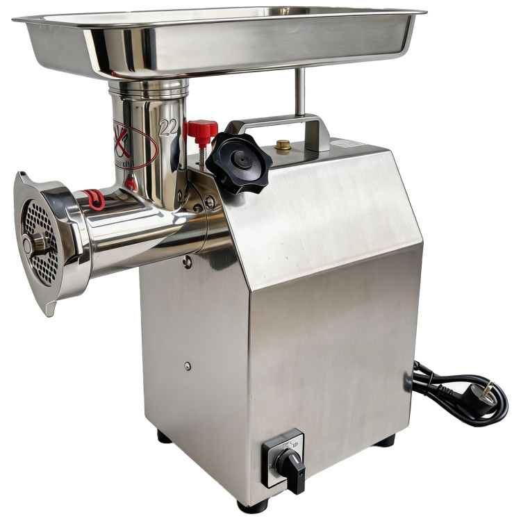 Commercial Electric Meat Grinder/Mincer 220kg/h 1100W Stainless Steel 220V | CaterEq CESY22S