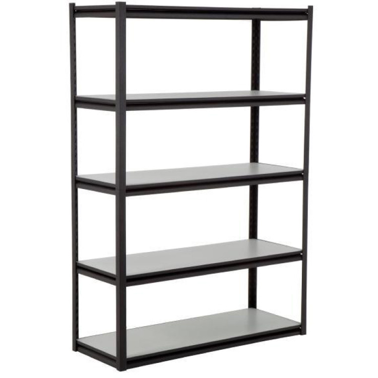 Commercial Heavy Duty Boltless Shelving Unit 5 Shelves 500kg Loading Capacity 1220x457x1830mm - CESY1848LDC