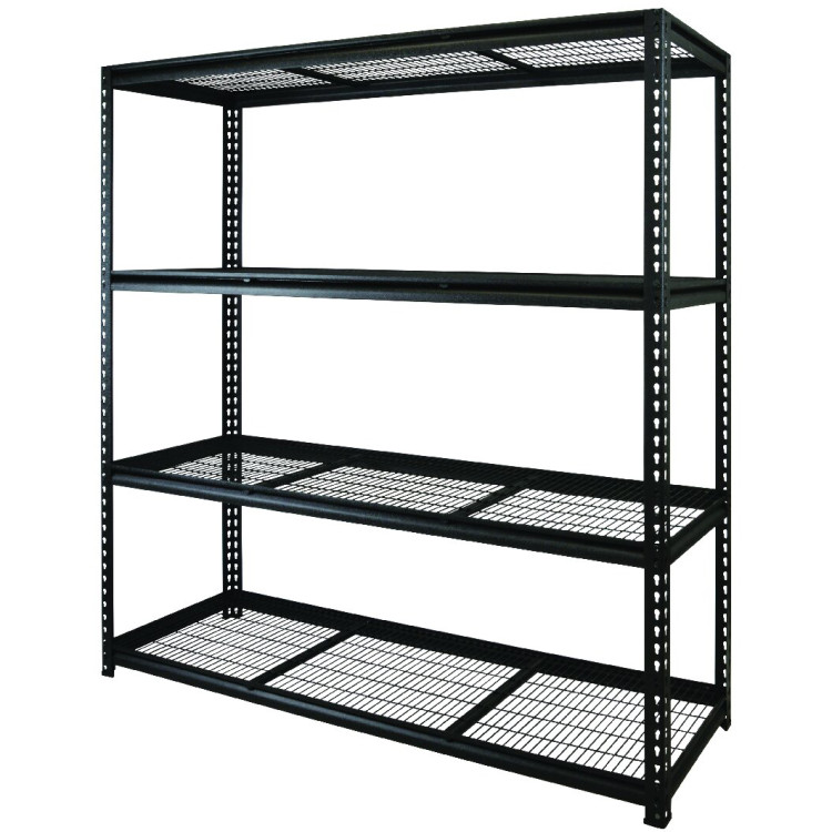 Commercial Heavy Duty Wire Shelving Unit 4 Shelves 1600kg Loading Capacity 1500x540x1830mm - CESY54150