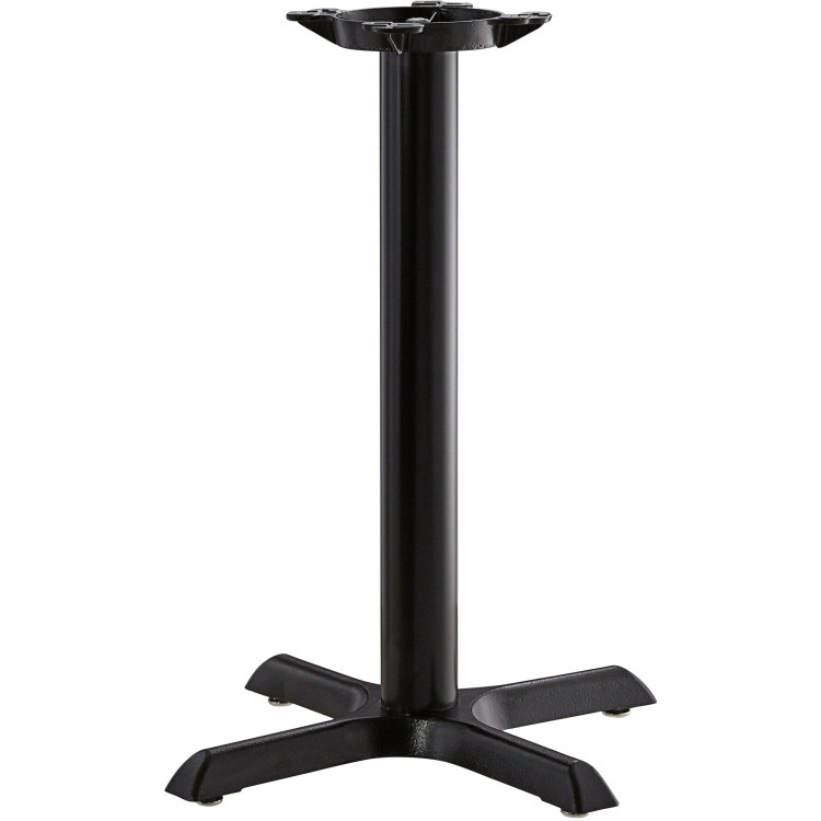 Black Table base 22x22'' Standard height Sandtex coating - CET2222TH