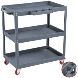 3 Tier Trolley Cart 750x355x730mm Steel - CETC3