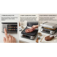 Professional Smart  Electric  Grill with Non-Stick 23×29cm Plates 2200W 372×355×181mm | CaterEq CETCCK104