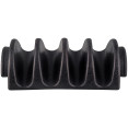 4 Shell Taco Server Black - CETCS4