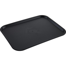 Serving Tray Polypropylene Rectangular 450x350mm Black - CETF0002 Serving Tray Polypropylene Rectangular 450x350mm Black - CETF0002