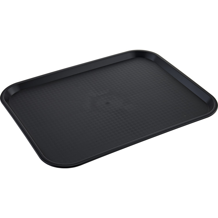 Serving Tray Polypropylene Rectangular 450x350mm Black - CETF0002 Serving Tray Polypropylene Rectangular 450x350mm Black - CETF0002