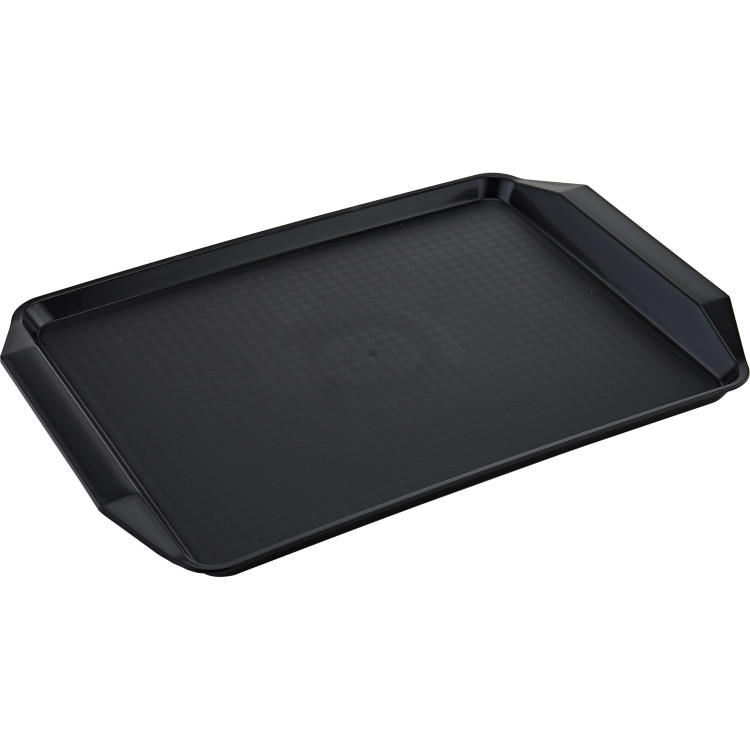 Serving Tray Polypropylene Rectangular 430x305mm Black - CETF0003 Serving Tray Polypropylene Rectangular 430x305mm Black - CETF0003