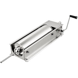 Commercial 3L Manual Sausage Stuffer Horizontal Stainless Steel 4 Nozzles 16–38mm | CaterEq CETG3L Commercial 3L Manual Sausage Stuffer Horizontal Stainless Steel 4 Nozzles 16–38mm | CaterEq CETG3L