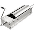 Commercial 3L Manual Sausage Stuffer Horizontal Stainless Steel 4 Nozzles 16–38mm | CaterEq CETG3L Commercial 3L Manual Sausage Stuffer Horizontal Stainless Steel 4 Nozzles 16–38mm | CaterEq CETG3L