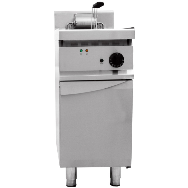 Professional Free standing Fryer Electric Single tank 20 litres 12kW - CETHE7F18