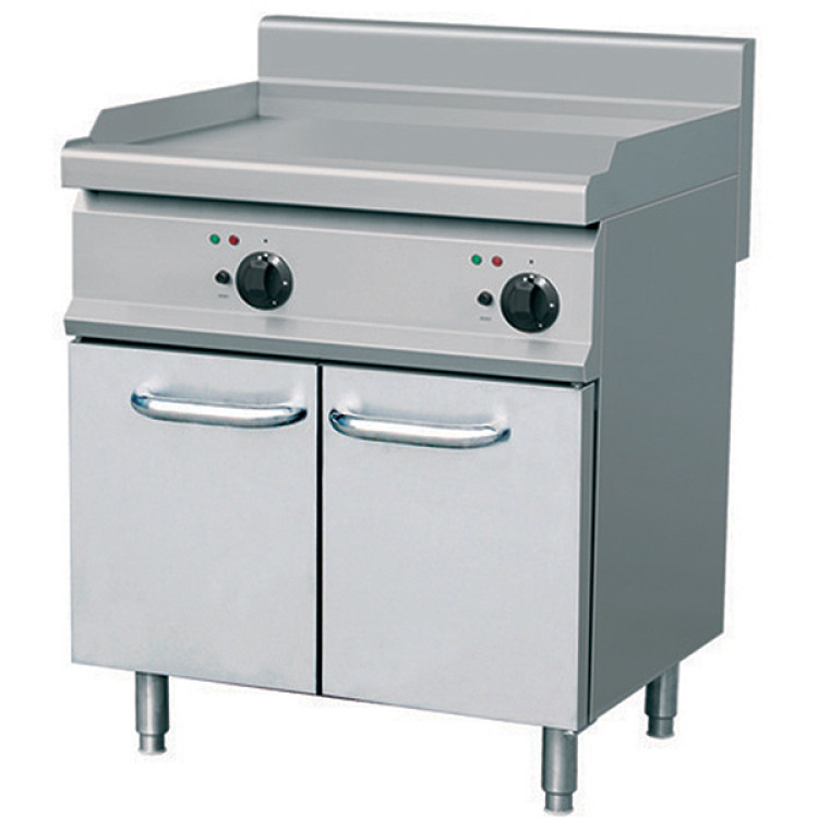 Professional Griddle Electric on Cabinet base 7.5kW Smooth/Ribbed - CETHE7FM8M2C