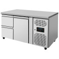 Commercial Refrigerated Counter 260L 1 Door 2 Drawers GN1/1 1360 x 700 x 860mm | CaterEq CETHP2120TNEC