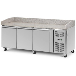 Pizza Counter 3 doors Granite top Depth 800mm - CETHPZ3600TN