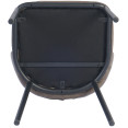 Taupe Upholstered Dining Chair with Black Metal Frame 470×595×810mm | CaterEq CETJG203 Taupe Upholstered Dining Chair with Black Metal Frame 470×595×810mm | CaterEq CETJG203