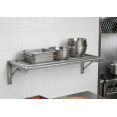 Commercial Foldable Stainless Steel Wall Mounted Rack Shelf 1000×400×230mm 5 Tube | CaterEq CETRW51040 Commercial Foldable Stainless Steel Wall Mounted Rack Shelf 1000×400×230mm 5 Tube | CaterEq CETRW51040
