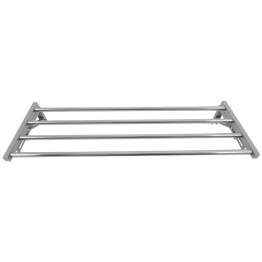 Commercial Foldable Stainless Steel Wall Mounted Rack Shelf 600×300×230mm 4 Tube | CaterEq CETRW50630