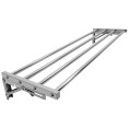 Commercial Foldable Stainless Steel Wall Mounted Rack Shelf 1200×300×230mm 4 Tube | CaterEq CETRW51230 Commercial Foldable Stainless Steel Wall Mounted Rack Shelf 1200×300×230mm 4 Tube | CaterEq CETRW51230