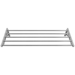 Commercial Foldable Stainless Steel Wall Mounted Rack Shelf 1200×400×230mm 5 Tube | CaterEq CETRW51240