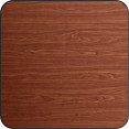 Laminated Square Table top Reversible Walnut & Natural 24x24'' - CETT2424WN