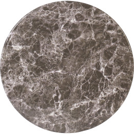Seamless Round Table Top Black Marble  24" - CETT24RBLACKMARBLE
