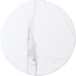 Seamless Round Table Top White Marble 30" - CETT30RWHITEMARBLE