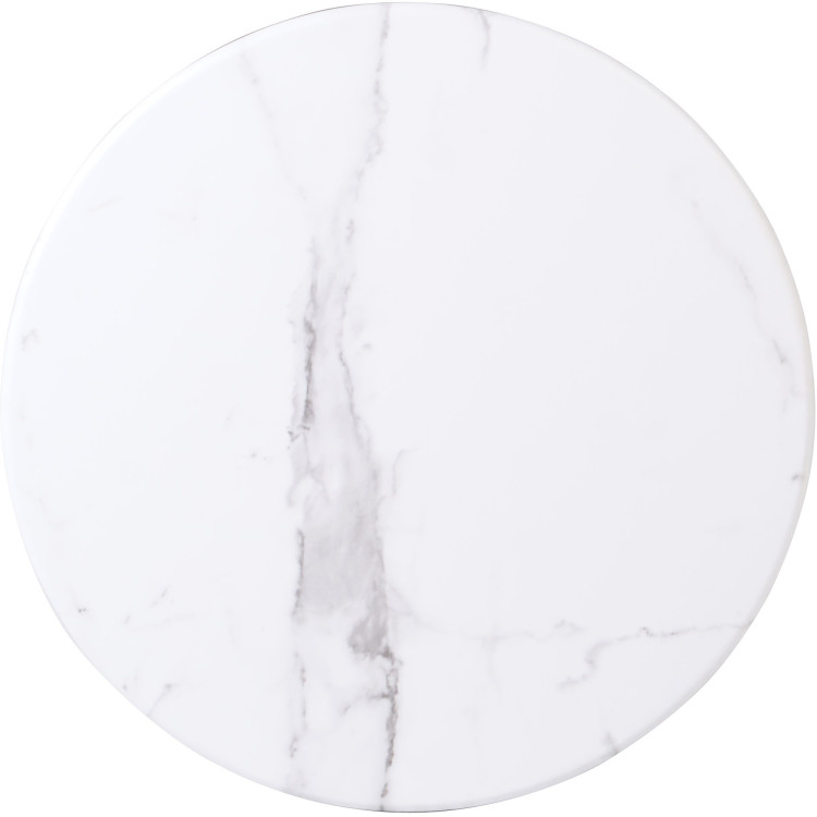 Seamless Round Table Top White Marble 30" - CETT30RWHITEMARBLE Seamless Round Table Top White Marble 30" - CETT30RWHITEMARBLE