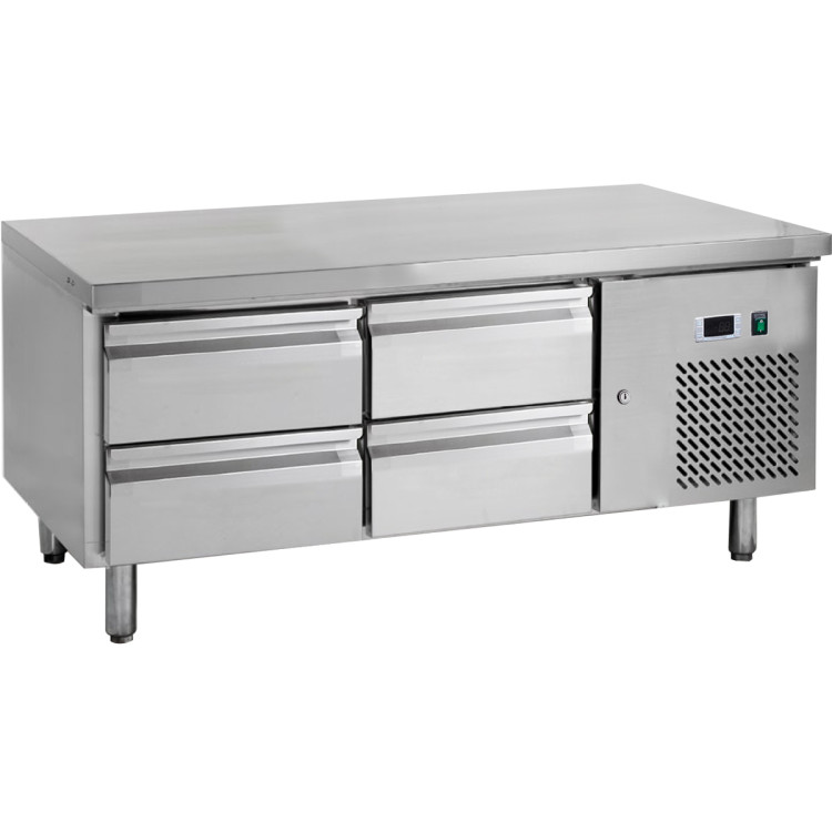 Low Refrigerated Counter 2 drawers 2 doors Depth 700mm - CEUGN3110TN