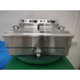 Commercial Electric Countertop Fryer 6kW Twin Tank | CaterEq CEVEF301V Commercial Electric Countertop Fryer 6kW Twin Tank | CaterEq CEVEF301V