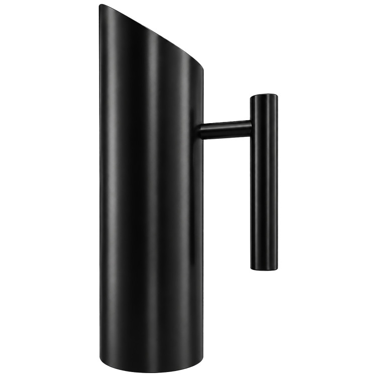 Commercial Stainless Steel Water Pitcher 1.5L Black with Handle | CaterEq CEVP0035B Commercial Stainless Steel Water Pitcher 1.5L Black with Handle | CaterEq CEVP0035B