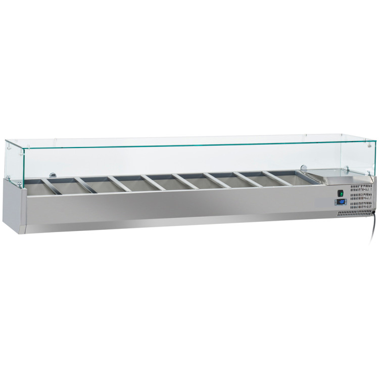 Refrigerated Servery Prep Top 2000mm 9xGN1/3  Depth 150mm - CEPT36