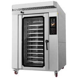Commercial 10 Tray Rotary Convection Oven 600x400mm 13kW 380V | CaterEq CEVULCORE102