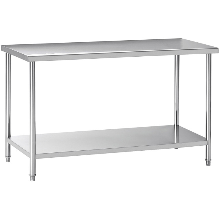Professional Work table Stainless steel Undershelf 1500x700x900mm - CEW218E70150