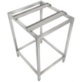 Stainless Steel Oven Stand Frame with Movable Holding Rail 595x535x850mm | CaterEq CEWAN106