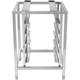 Stainless Steel Oven Stand with 5 Tier GN2/3 & GN1/2 Rails 595x535x850mm | CaterEq CEWAN108