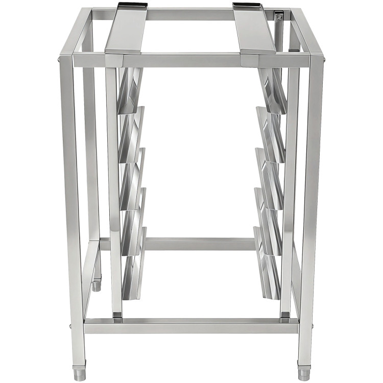 Stainless Steel Oven Stand with 5 Tier GN2/3 & GN1/2 Rails 595x535x850mm | CaterEq CEWAN108 Stainless Steel Oven Stand with 5 Tier GN2/3 & GN1/2 Rails 595x535x850mm | CaterEq CEWAN108
