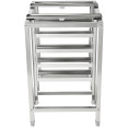 Stainless Steel Oven Stand with 5 Tier GN2/3 & GN1/2 Rails 595x535x850mm | CaterEq CEWAN108 Stainless Steel Oven Stand with 5 Tier GN2/3 & GN1/2 Rails 595x535x850mm | CaterEq CEWAN108