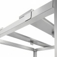 Stainless Steel Oven Stand Frame with Movable Holding Rail 595x535x850mm | CaterEq CEWAN114
