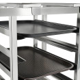 Stainless Steel Oven Stand Frame with 5 Tier GN2/3 & GN1/2 Rails 595x535x850mm | CaterEq CEWAN116