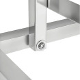 Stainless Steel Oven Stand Frame with 5 Tier GN2/3 & GN1/2 Rails 595x535x850mm | CaterEq CEWAN116
