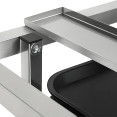 Stainless Steel Oven Stand Frame with 5 Tier GN2/3 & GN1/2 Rails 595x535x850mm | CaterEq CEWAN116