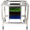 Stainless Steel Oven Stand with GN1/1 Rails 770x650x850mm | CaterEq CEWAN118