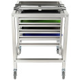Stainless Steel Oven Stand with GN1/1 Rails 770x650x850mm | CaterEq CEWAN118