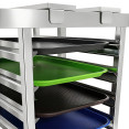 Stainless Steel Oven Stand with GN1/1 Rails 770x650x850mm | CaterEq CEWAN118