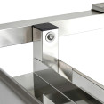 Stainless Steel Oven Stand with Dual GN1/1 & 60x40 Rails 980x700x745mm | CaterEq CEWAN120 Stainless Steel Oven Stand with Dual GN1/1 & 60x40 Rails 980x700x745mm | CaterEq CEWAN120