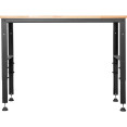 Professional Steel Workbench with Rubberwood Worktop Width 1220mm - CEWB4824 Professional Steel Workbench with Rubberwood Worktop Width 1220mm - CEWB4824