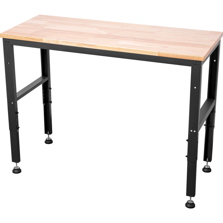 Professional Steel Workbench with Rubberwood Worktop Width 1220mm - CEWB4824 Professional Steel Workbench with Rubberwood Worktop Width 1220mm - CEWB4824