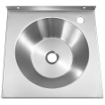 Commercial Wall Mounted Hand Wash Basin 360 × 360mm SS304 Stainless Steel 1.0mm | CaterEq CEWBR30A